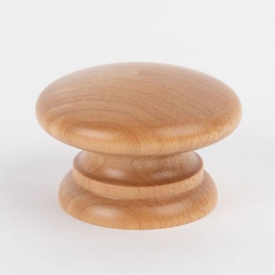 Knob style A 40mm maple lacquered wooden knob